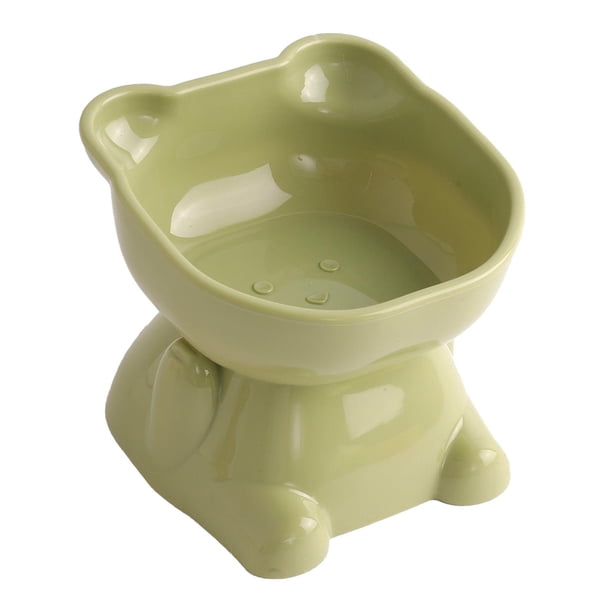 Tazón de comida para gatos , Tazón de comida para gatos y ancho, Plato de comida para gatos, Tazón de comida para gatos , VERDE