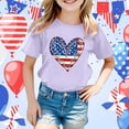 thumbnail image 2 of MAIHAN America 250 Shirt 250 America Shirt Pretty Flag Heart 1776-2026 250th Usa 4th Of July Tshirt for Girls Boyss Summer Tops for Girls 2026, 2 of 4