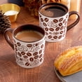 thumbnail image 5 of Mr. Coffee Vintage Brew 4 Piece 18 Ounce Stoneware Mug Set in Brown, 5 of 5