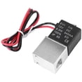 thumbnail image 2 of Válvula solenoide, 12V DC 1/4 "2 vías normalmente cerrada 1.2MPa Válvula solenoide neumática de aluminio para aire y agua (DC12V) Xemadio YQ-1899, 2 of 8