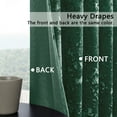 thumbnail image 4 of Crushed Velvet Curtains with Rod Pocket Luxurious Thermal Insulated Soundproof Drapes for Office, Soft and Durable Light-Filtering Window Treatments, 2 Panels, 4 of 8