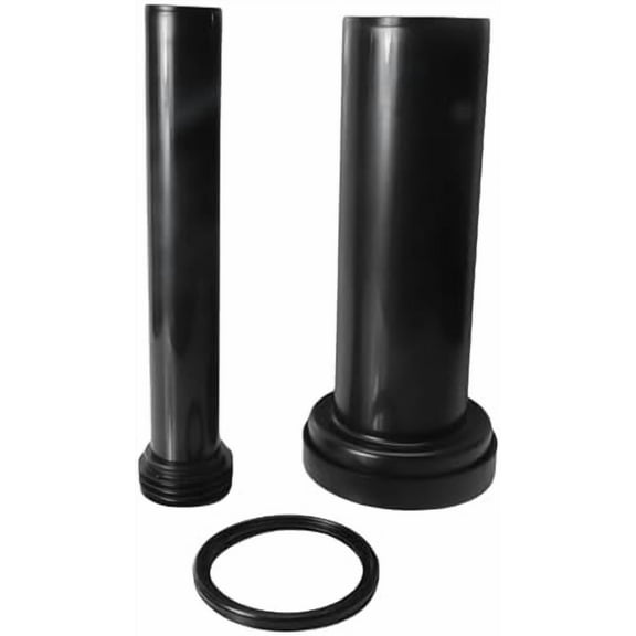 Wall Hung Toilet Extended Pipe Connector Compatible with Geberit 152.438.46.1Toilets and Bidets,Wall Hung Toilet Gasket Included,Wall Hung Toilet Hidden Inlet Connector and Seal,Matte Chrome,