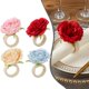 thumbnail image 3 of Elegantes Anillos de Servilleta Florales de 6 unidades - Perfectos para Bodas y Ocasiones Especiales ¡, 3 of 11
