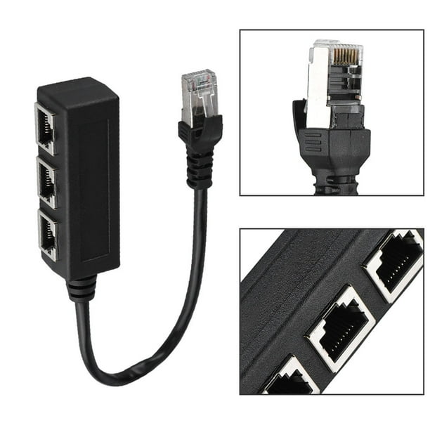 Adaptateur Adaptateur De Rallonge Ethernet Adaptateur Ethernet, Répartiteur  Ethernet, Pour Routeur TV BOX 