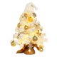 thumbnail image 1 of EZLIFE Mini árbol de Navidad de 20 pulgadas, pequeño árbol de Navidad blanco con luces preiluminadas. R7H5, 1 of 1