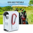 thumbnail image 3 of Rangefinder Golf Rangefinder Case PU Leather Golf Range Finder Carry Bag with Carabiner, 3 of 7