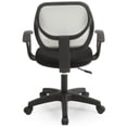 thumbnail image 5 of Hodedah Mesh Adjustable Height Swiveling Task Chair in Gray, 5 of 5