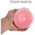 thumbnail image 4 of 2 piezas de cuencos plegables para perros, cuenco de silicona para comida y agua, cuenco de viaje con tapas, cuenco portátil expandible para mascotas, cuenco para caminar, perreras, camping, 350 ml (1, 4 of 5