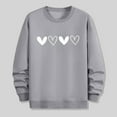thumbnail image 5 of PNTUTB Classic Crew Neck Long Sleeve Sweatshirts for Men Casual Loose Pullover with Valentine's Day Fashion Print, 5 of 6
