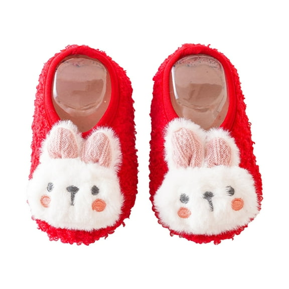 Chenyee Baby Cute Slipper Socks Toddler Non Slip Sock Shoes Winter Warm Lightweight Floor Infant Walking Shoes