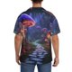 thumbnail image 3 of Fotbe Jungle Path Glowing Mushrooms Camisa Estampada de Manga Corta para Hombre, Casual de Verano, Estilo Playero, Sin Arrugas-Medium, 3 of 5