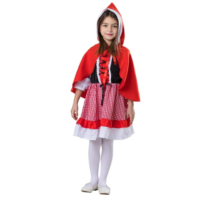Disfraz Dress Up America para niña de Caperucita Roja