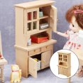 thumbnail image 3 of kusrkot 1/12 Maison de Poupée Miniature Vitrine Poupées Maison Mini Meubles Bibliothèque DIY, 3 of 9