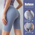 thumbnail image 2 of Naiovety Pantalones cortos deportivos para mujer, pantalones de entrenamiento de gimnasia en casa, entrenamiento de Fitness, Yoga, ciclismo, Ciclismo Azul oscuro/M, 2 of 6