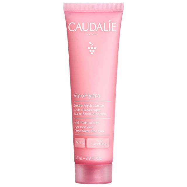 Gel hidratante Caudalie VinoHydra con �cido hialur�nico y aloe vera: hidrataci�n ligera para una piel radiante.