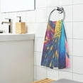 thumbnail image 5 of Colourful Peacock Towels Set of 2, Super Soft Absorbent Hand Towel Cotton Bath Towels for Bathroom Hotel Kitchen Spa Gym 16 X 28 Inches Wash cloth, 5 of 7