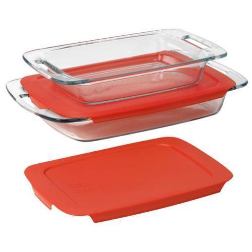 No.1090992 Pyrex 4 Piece Easy Grab Glass Baking Dishes