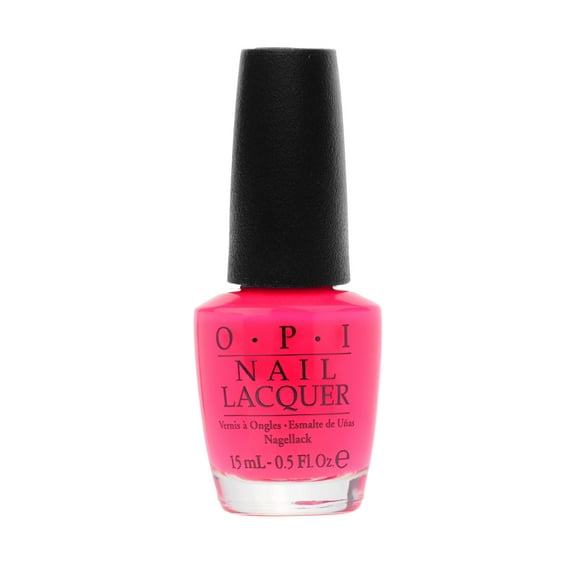 OPI Nail Lacquer, OPI Tru Neon Collection, 0.5 Fluid Ounce - Precisely Pinkish BC1