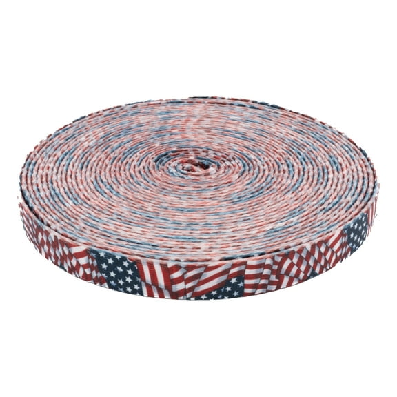 Country Brook Design - Patriotic Tribute Polyester Webbing (1/2 Inch, 50 Yards)