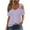 Purple2, variant on GigrtiJin Cold Shoulder Tops for Women Casual Summer Eyelet Tunic Shirts Short Sleeve V Neck Solid Color Blouses
