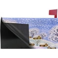 thumbnail image 3 of Coolnut Mailbox Cover Beautiful Snowy Landscape Post Mail Box Cover Magnetic Mail Wraps Cover Standard Size 20.7" L x 18" W, 3 of 5