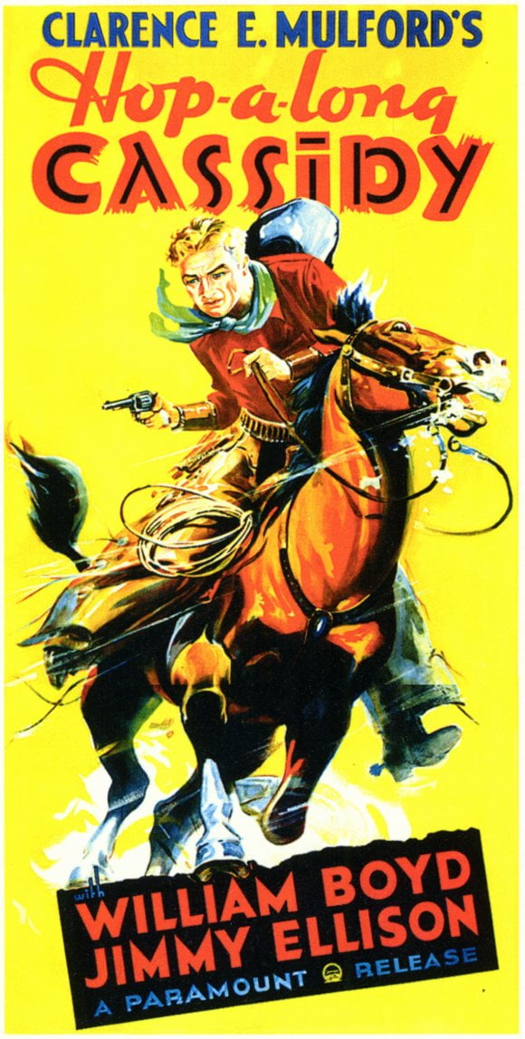 Hop-Along Cassidy (1935) 11x17 Movie Poster - Walmart.com