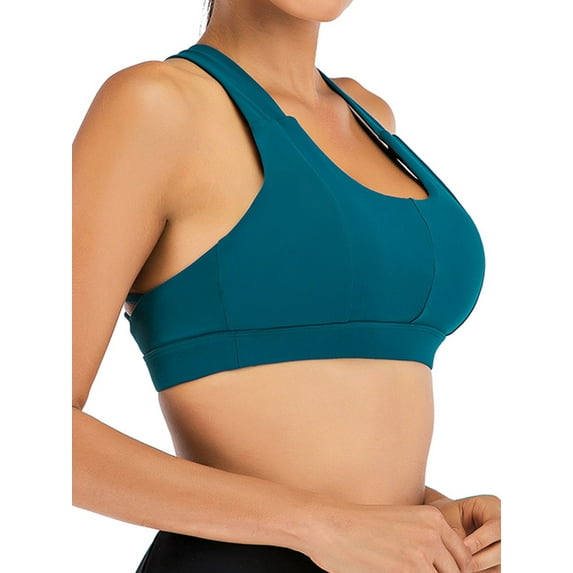 YouLoveIt Sports Bras for Women, Ladies Girls Beauty Back Sports Bra Yoga Bras Stretch Workout Running Crop Tops with Removable Pads