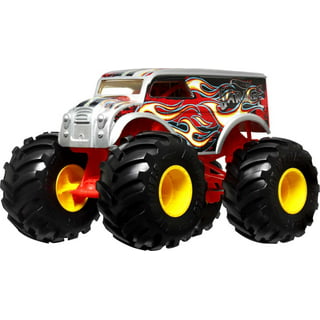 Original Hot Wheels Monster Truck Car Diecast 1:64 Voiture Maga Wrex Big  Foot Loco Punk Kid Boys Toys for Children Birthday Gift