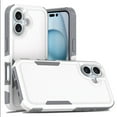 thumbnail image 1 of [PST] iPhone 16 Hard Case, Dual Layers Heavy Duty Rubber Armor Bumper Hard Case Cover, 1 of 5