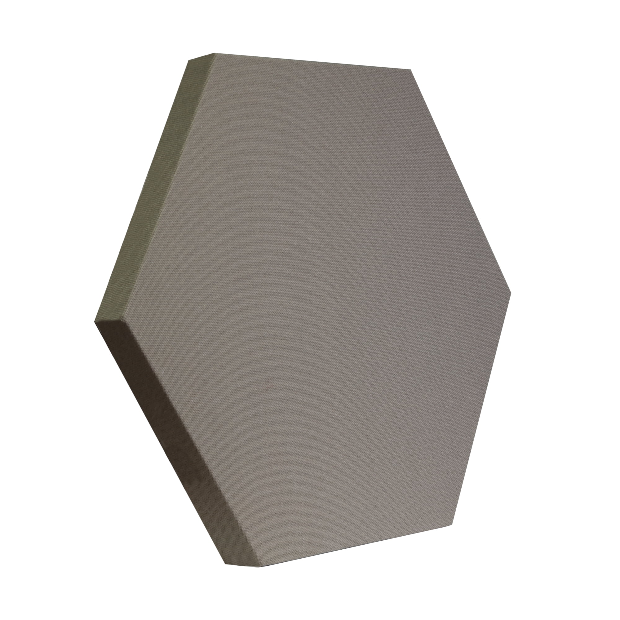 ATS Acoustics Hexagon Acoustic Panel Fire Rated 24" x 2" Sound Absorbing Professional Studio Quality Wall Tile (Latte)