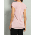 thumbnail image 2 of PrettyGuide Women's Sequin Top Shimmer Glitter Loose Bat Sleeve Party Tunic Tops, Large, 2 of 7