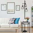 thumbnail image 4 of 69" Industrial Floor Lamps for Living Room, Metal Dimmable Standing Tree Floor Lamp with and Hanging Steel Cage Shade, 4 of 10