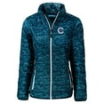 thumbnail image 2 of Women's Cutter & Buck  Navy Chicago Cubs City Connect Rainier PrimaLoft Eco Insulated Full-Zip Printed Puffer Jacket, 2 of 3