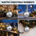 thumbnail image 3 of Set of 1 Christmas Ornament Ball for Christmas Tree, 4.72 Inch Large Hanging Ornament for Home Holiday Display Xmas Party Fireplace Stair Wreath Indoor Decorations, 3 of 7
