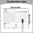 thumbnail image 3 of Home Decoration Children's Calendar Stickers Writable Weekly And Monthly Planner For Refrigerator Family Memo Board For Organizing Schedules And Activities Fun And Interactive Home 5ml, 3 of 5