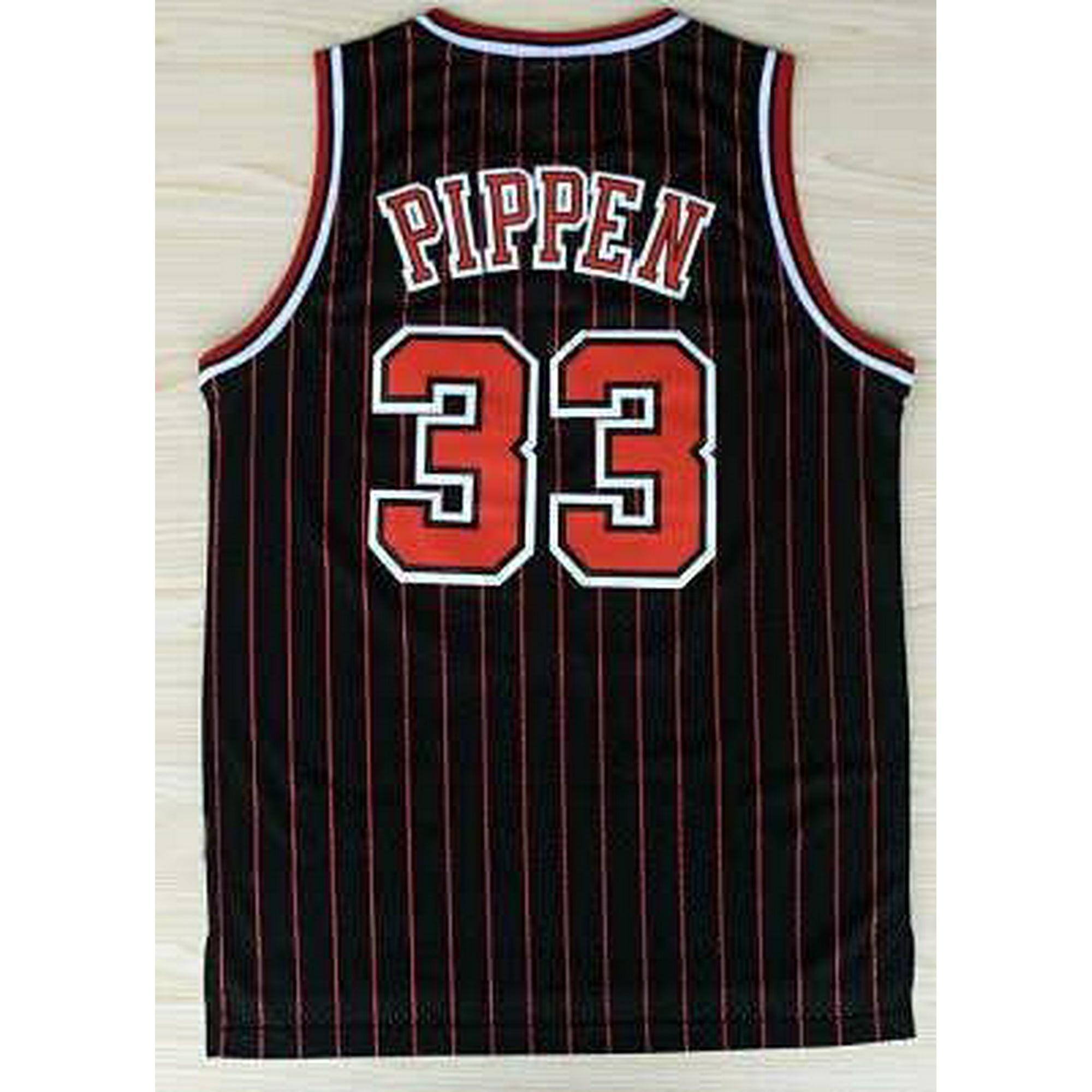 NBA_ College Wears Men's #91 Dennis Rodman Jersey #33 Scottie Pippen Jerseys  The Worm 10#Dennis Rodman- Men Sports Shirt Stitched Red White Black''nba'' jersey 