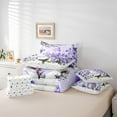 thumbnail image 5 of Homewish Purple Christmas Snowman Bedding Comforter Set 7pcs, Happy New Year King Bedding Sets, Teens Kids Boys Girls Reversible Bed Sheets, Super Cozy Room Decor, 5 of 7