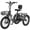 Gray, variant on MOONCOOL TK2 Adult Electric Tricycle with Reverse, 48V 15Ah Removable Battery, Peak 1000W Motor, 20x3.0" Fat Tire, 60-Mile Range, 15.5 MPH