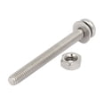 thumbnail image 3 of M4x40mm Tornillo de cabeza plana Phillips de acero inoxidable 304 con tuerca y arandela 20 juegos, 3 of 4