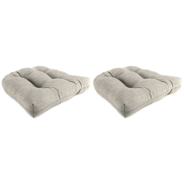 Jordan Manufacturing Outdoor Patio Wicker Chair Cushion Set, Jackson
