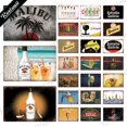 thumbnail image 2 of Letrero de metal vintage con texto en inglés "Rust Wall Wine", placa decorativa para bar, pub, club, decoración de pared, 7,87 x 11,8 pulgadas, 2 of 5