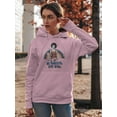 thumbnail image 2 of Be Positive Live Well Groovy Hoodie Women -Image by Shutterstock, Female XX-Large, 2 of 4