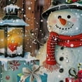 thumbnail image 5 of Shangniulu Shower Curtain for Bathroom with Hooks,Without Odor Polyester Fiber Material,Christmas Snowman Bathroom Decorative Shower Curtains Water Repellent Washable White, 5 of 7