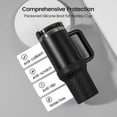thumbnail image 2 of Bota de silicona para Stanley Cup de 30 onzas/20 oz de Thxbag, color negro, 2 of 6