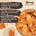 thumbnail image 5 of PAWUP Chicken Wrapped Apple Dog Treats, Chewy Dog Snack for Balanced Nutrition, Gluten & Grain Free Fruit Wraps for Dogs, 10.6 oz, 5 of 11