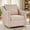 Beige, variant on EBELLO Upholstered Accent Chair,Yarn-Dyed Fabric Swivel Chair, Modern Minimalist Armchair with Lumbar Pillow(Single Pack,White)