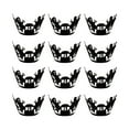 thumbnail image 1 of Iodue Rack Halloween Spider Web Witch Horror Castle Pattern Hollow Paper Cup DIY Cake Decor, 1 of 1