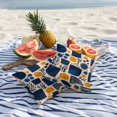 thumbnail image 5 of Outdoor Pillow Cover Abstract Blue Yellow Geometric Painting Set of 2 Waterproof Throw Pillowcases Modern Art Decorative Patio Furniture Pillows for Couch Garden Indoor & Outdoor Use, 5 of 9