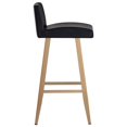 thumbnail image 2 of Sunpan Dani 28" Modern Faux Leather Counter Stool in Black/Gold, 2 of 6