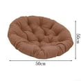 thumbnail image 4 of Waterproof Chair Rocking Chair Hanging Basket Chair Papaya Chair Round Cushion, 4 of 11